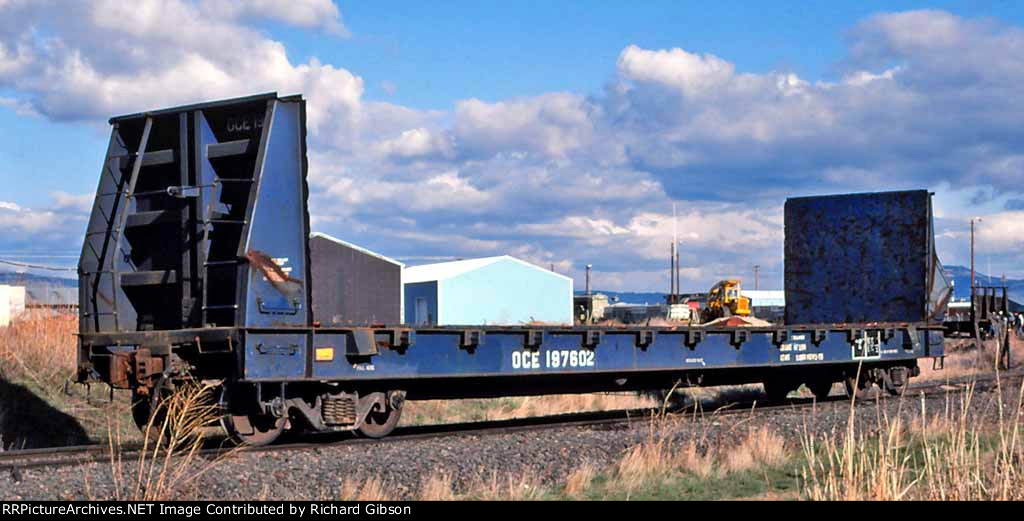 OCE 197602 Bulkhead Flat Car